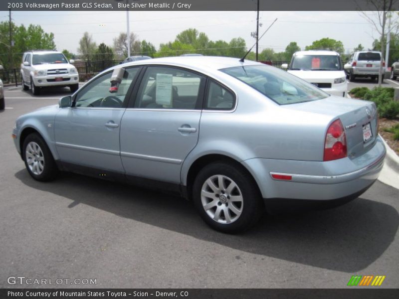Blue Silver Metallic / Grey 2003 Volkswagen Passat GLS Sedan