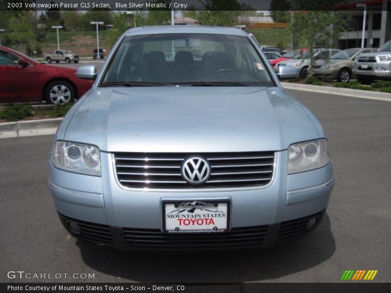 Blue Silver Metallic / Grey 2003 Volkswagen Passat GLS Sedan