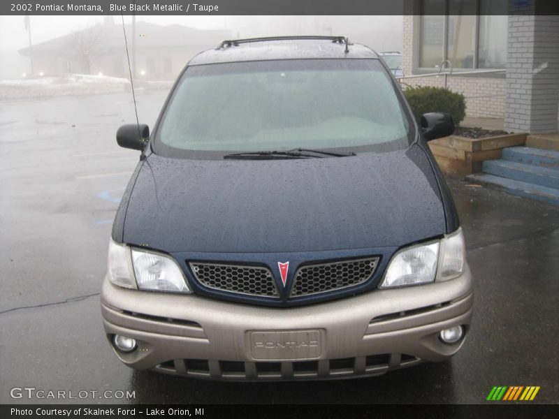 Blue Black Metallic / Taupe 2002 Pontiac Montana