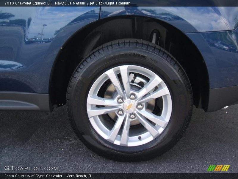 Navy Blue Metallic / Jet Black/Light Titanium 2010 Chevrolet Equinox LT