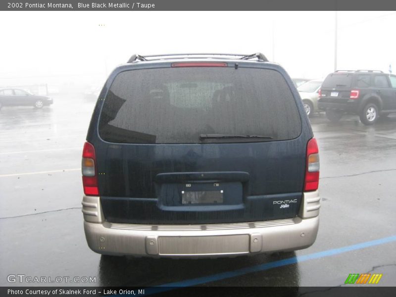 Blue Black Metallic / Taupe 2002 Pontiac Montana