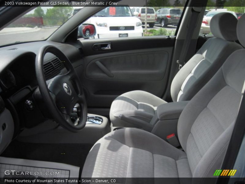 Blue Silver Metallic / Grey 2003 Volkswagen Passat GLS Sedan
