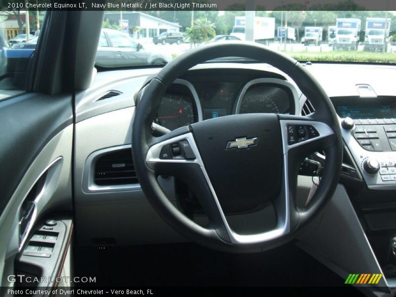Navy Blue Metallic / Jet Black/Light Titanium 2010 Chevrolet Equinox LT