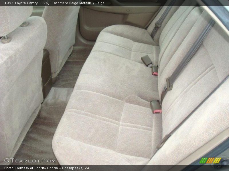 Cashmere Beige Metallic / Beige 1997 Toyota Camry LE V6