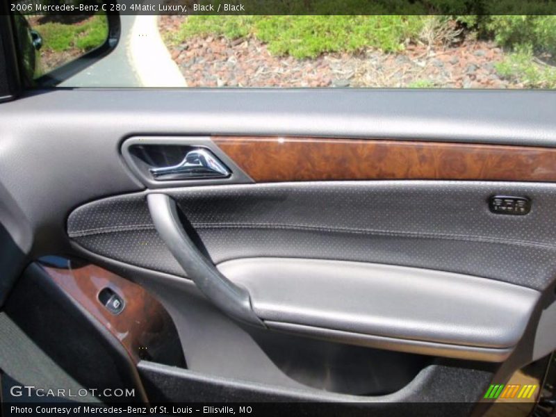 Black / Black 2006 Mercedes-Benz C 280 4Matic Luxury