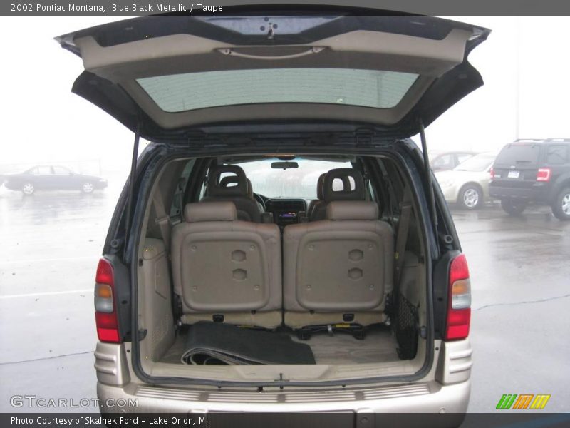 Blue Black Metallic / Taupe 2002 Pontiac Montana