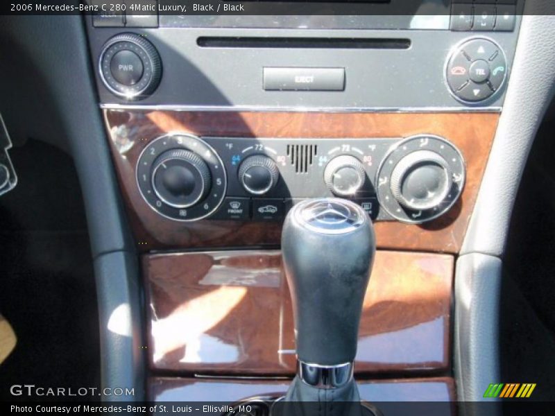 Black / Black 2006 Mercedes-Benz C 280 4Matic Luxury