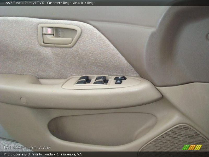 Cashmere Beige Metallic / Beige 1997 Toyota Camry LE V6