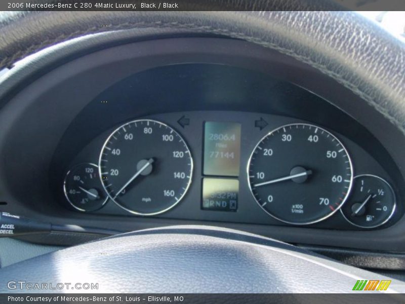 Black / Black 2006 Mercedes-Benz C 280 4Matic Luxury