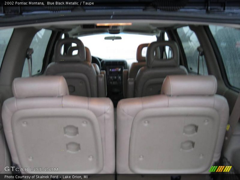 Blue Black Metallic / Taupe 2002 Pontiac Montana