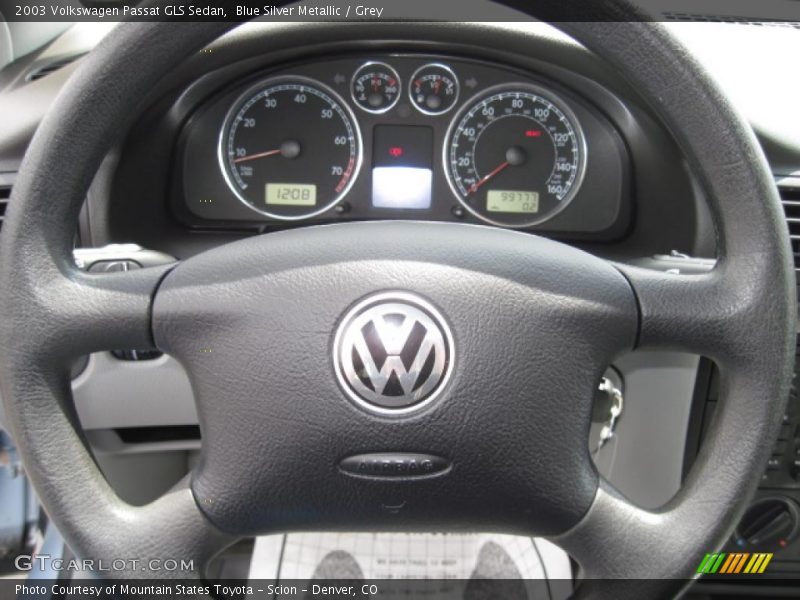 Blue Silver Metallic / Grey 2003 Volkswagen Passat GLS Sedan