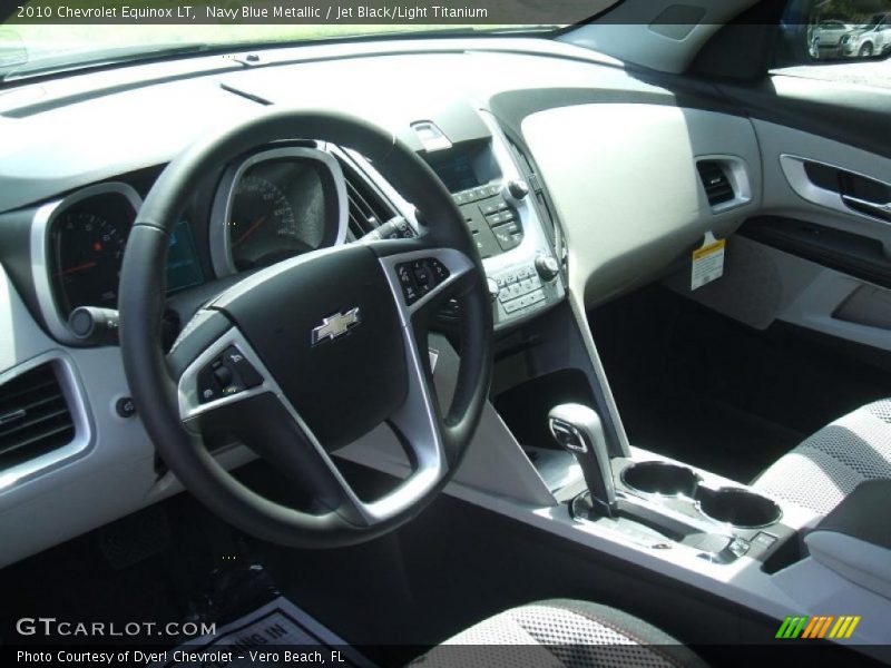 Navy Blue Metallic / Jet Black/Light Titanium 2010 Chevrolet Equinox LT
