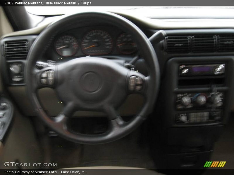 Blue Black Metallic / Taupe 2002 Pontiac Montana