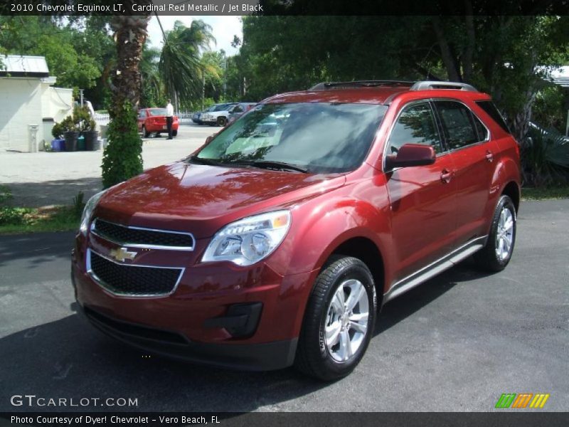 Cardinal Red Metallic / Jet Black 2010 Chevrolet Equinox LT