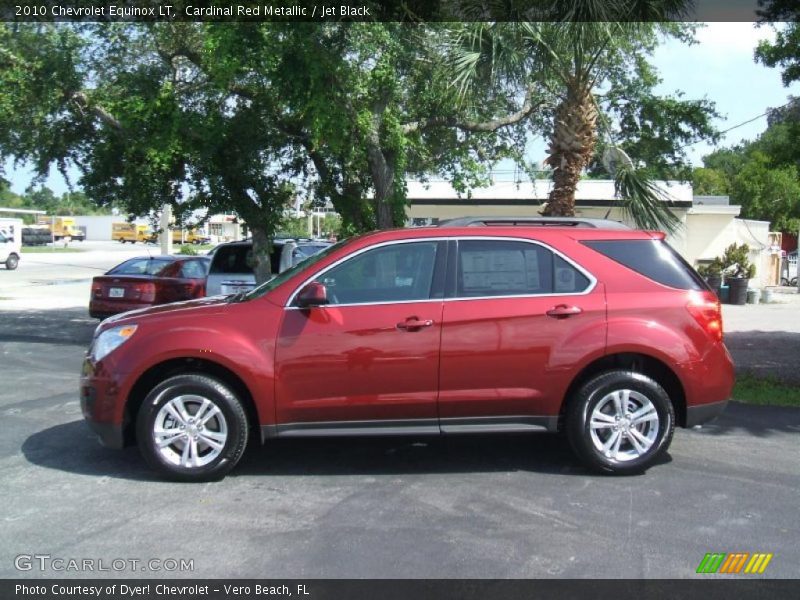 Cardinal Red Metallic / Jet Black 2010 Chevrolet Equinox LT