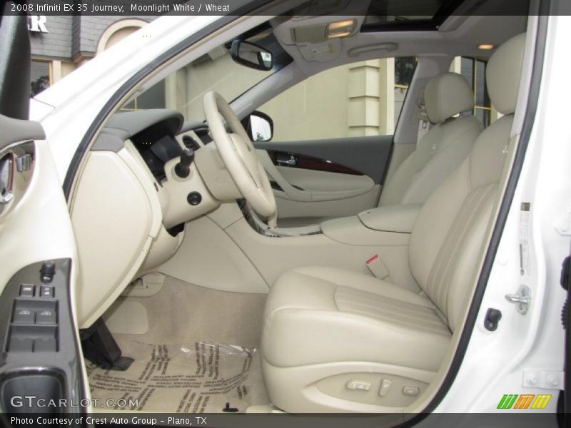 Moonlight White / Wheat 2008 Infiniti EX 35 Journey