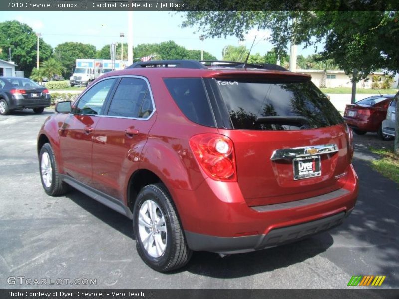 Cardinal Red Metallic / Jet Black 2010 Chevrolet Equinox LT