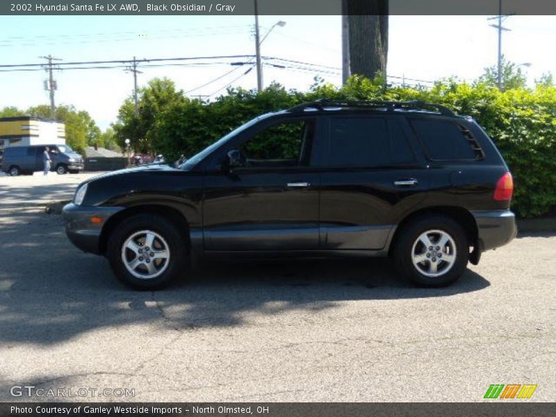 Black Obsidian / Gray 2002 Hyundai Santa Fe LX AWD