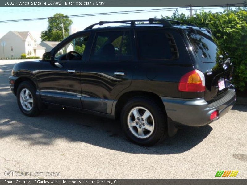 Black Obsidian / Gray 2002 Hyundai Santa Fe LX AWD