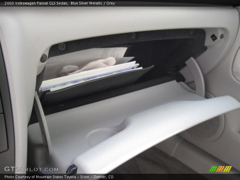 Blue Silver Metallic / Grey 2003 Volkswagen Passat GLS Sedan