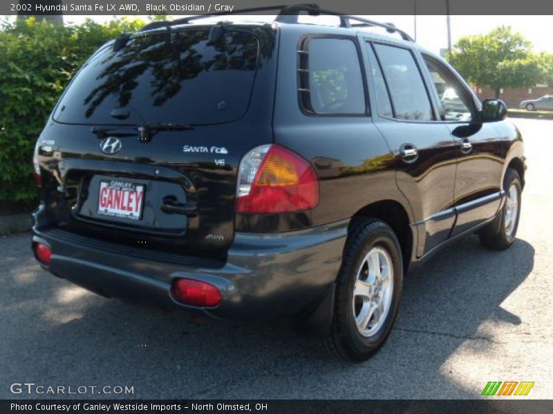 Black Obsidian / Gray 2002 Hyundai Santa Fe LX AWD