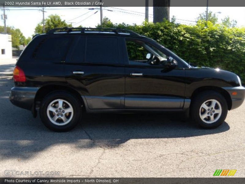 Black Obsidian / Gray 2002 Hyundai Santa Fe LX AWD