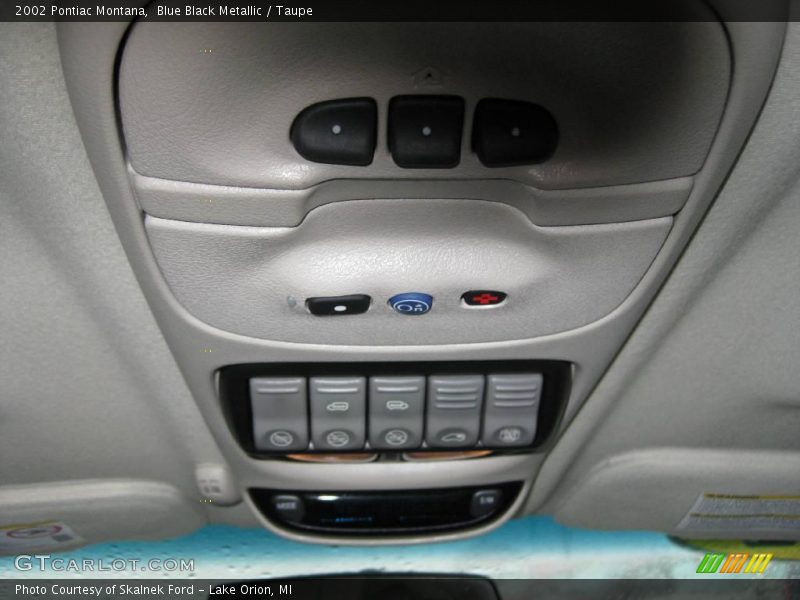 Blue Black Metallic / Taupe 2002 Pontiac Montana