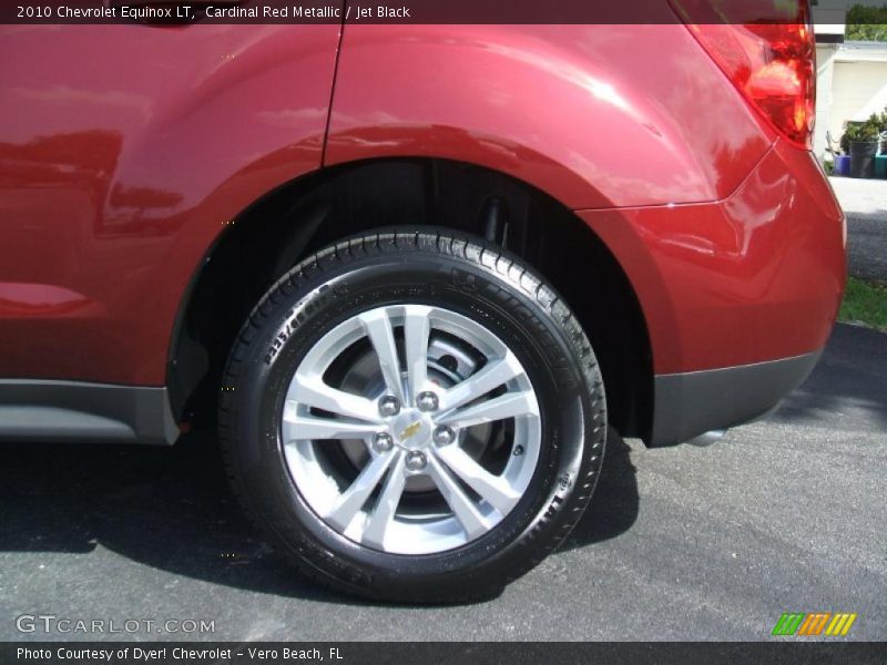 Cardinal Red Metallic / Jet Black 2010 Chevrolet Equinox LT