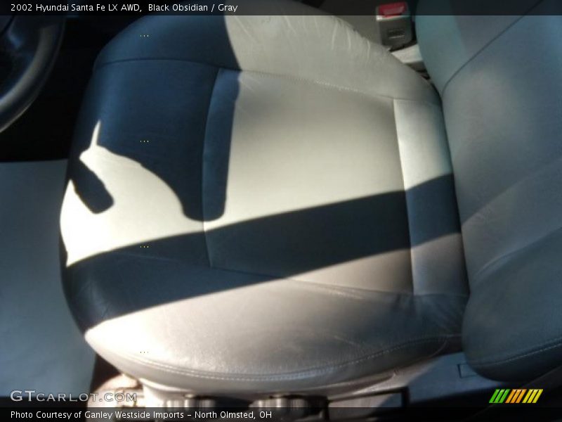 Black Obsidian / Gray 2002 Hyundai Santa Fe LX AWD