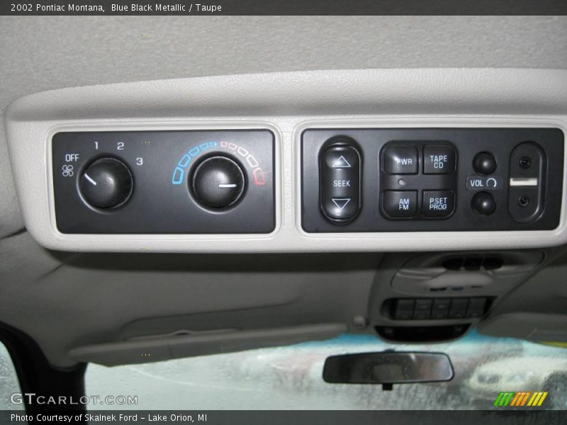 Blue Black Metallic / Taupe 2002 Pontiac Montana