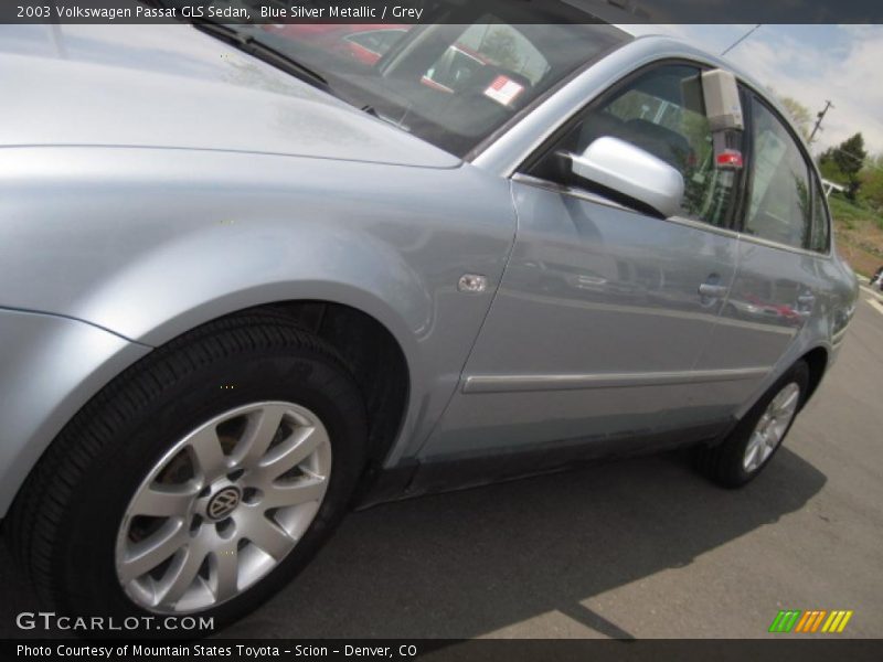 Blue Silver Metallic / Grey 2003 Volkswagen Passat GLS Sedan