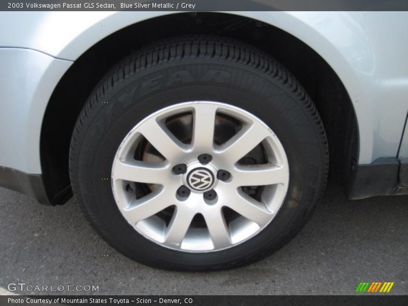 Blue Silver Metallic / Grey 2003 Volkswagen Passat GLS Sedan