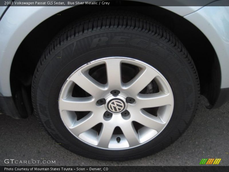 Blue Silver Metallic / Grey 2003 Volkswagen Passat GLS Sedan