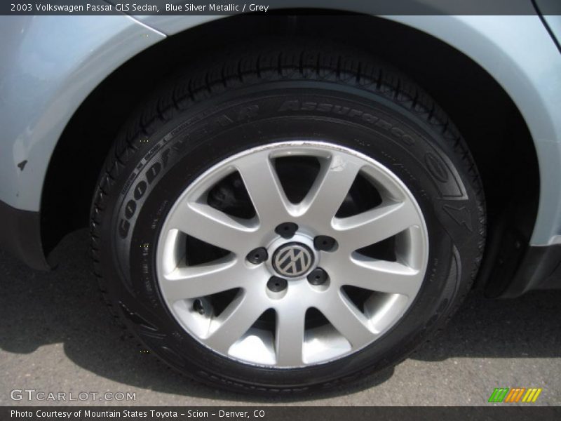 Blue Silver Metallic / Grey 2003 Volkswagen Passat GLS Sedan