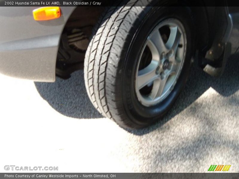 Black Obsidian / Gray 2002 Hyundai Santa Fe LX AWD