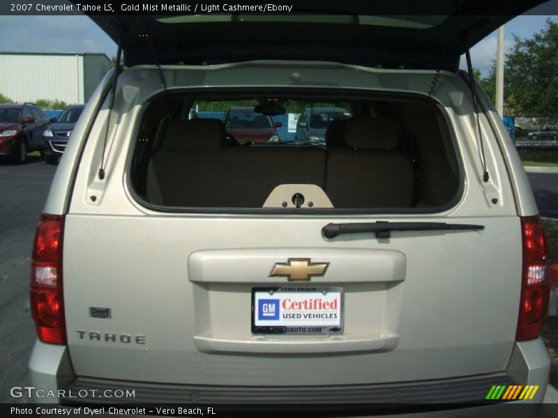 Gold Mist Metallic / Light Cashmere/Ebony 2007 Chevrolet Tahoe LS