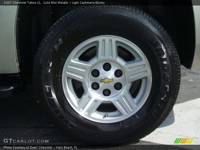 Gold Mist Metallic / Light Cashmere/Ebony 2007 Chevrolet Tahoe LS