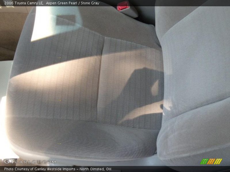 Aspen Green Pearl / Stone Gray 2006 Toyota Camry LE
