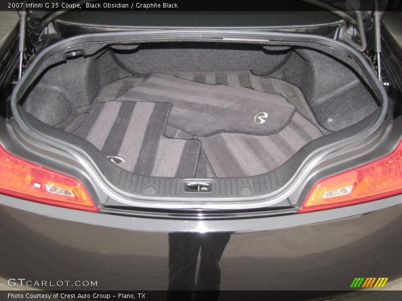Black Obsidian / Graphite Black 2007 Infiniti G 35 Coupe