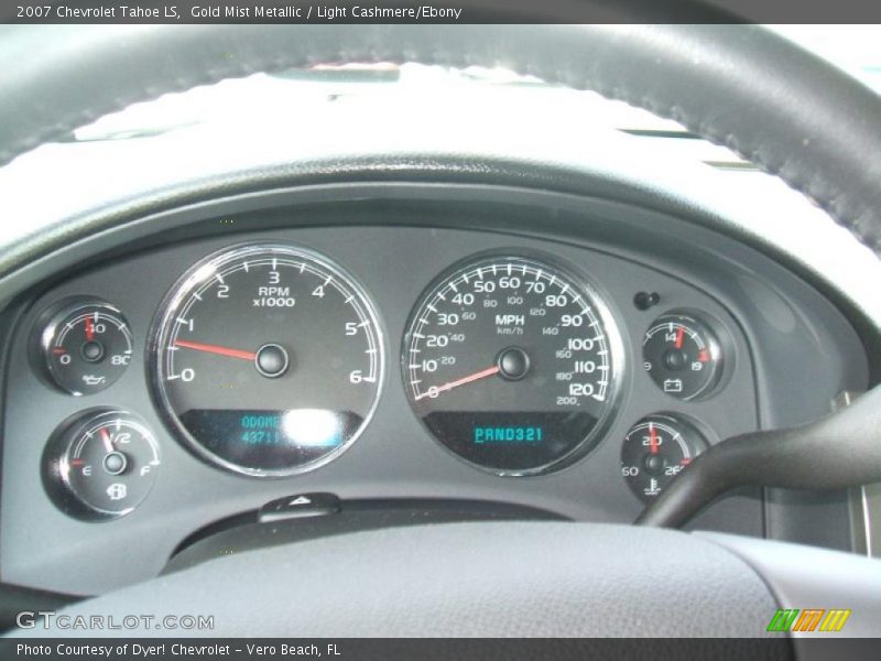 Gold Mist Metallic / Light Cashmere/Ebony 2007 Chevrolet Tahoe LS
