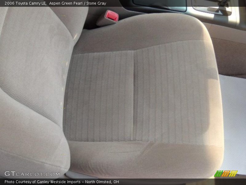 Aspen Green Pearl / Stone Gray 2006 Toyota Camry LE