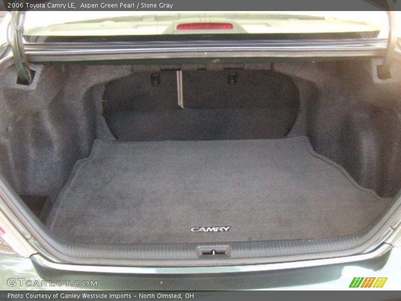 Aspen Green Pearl / Stone Gray 2006 Toyota Camry LE