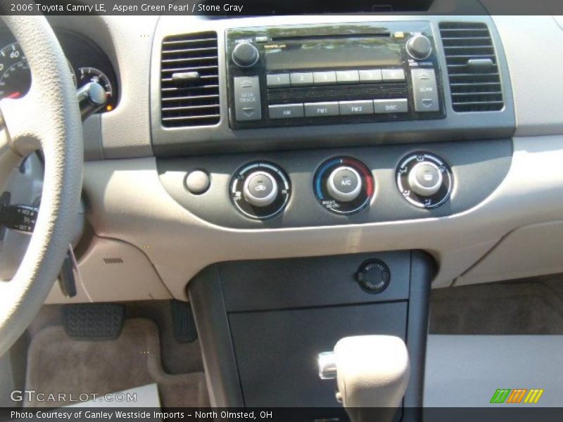 Aspen Green Pearl / Stone Gray 2006 Toyota Camry LE