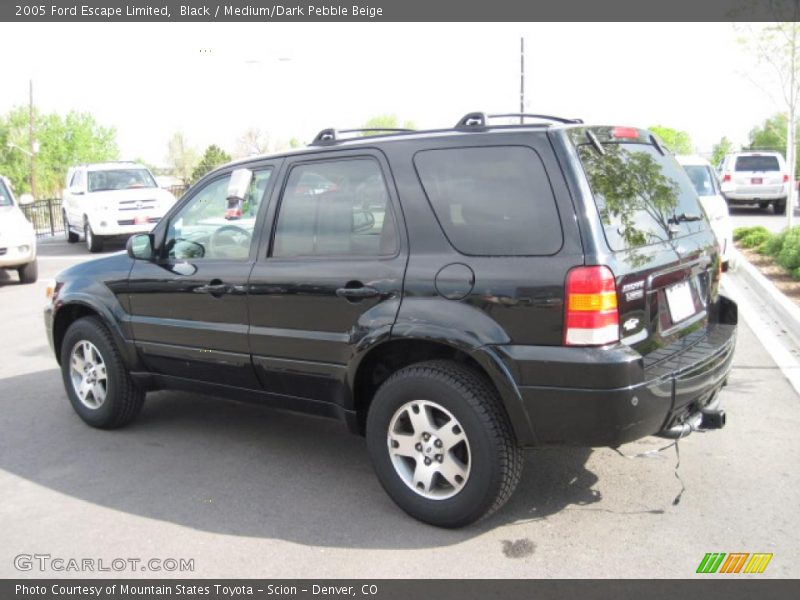 Black / Medium/Dark Pebble Beige 2005 Ford Escape Limited
