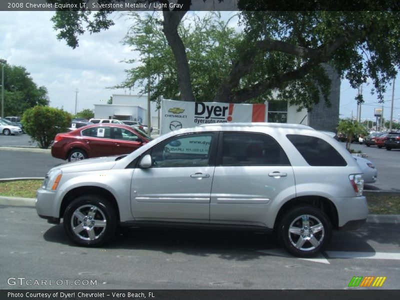 Silverstone Metallic / Light Gray 2008 Chevrolet Equinox LT