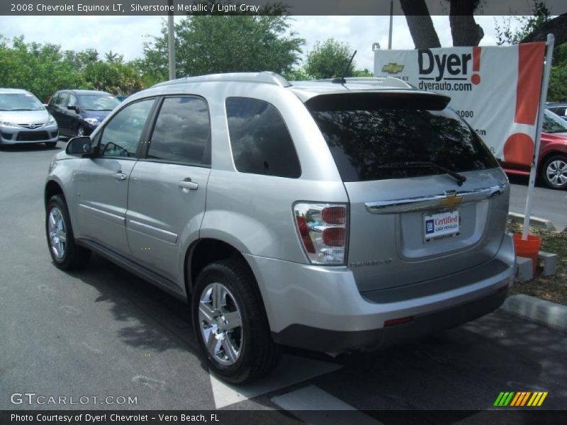 Silverstone Metallic / Light Gray 2008 Chevrolet Equinox LT