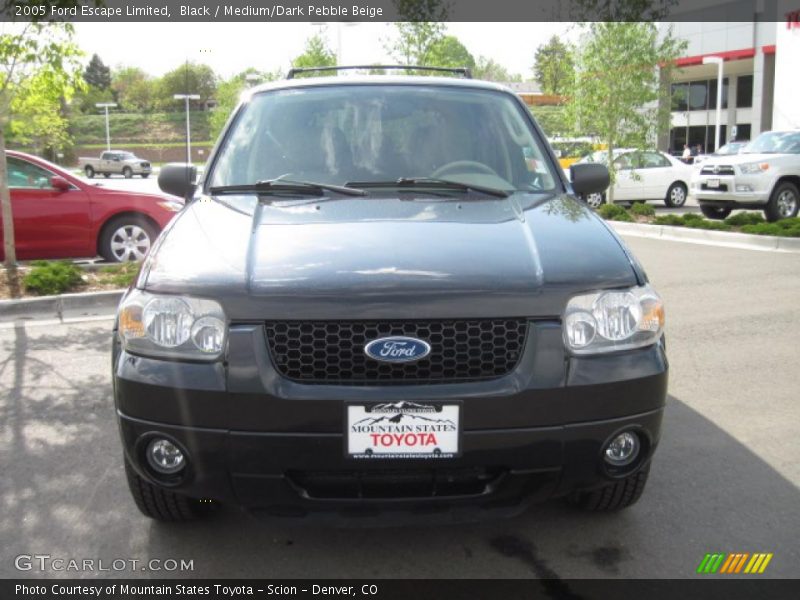 Black / Medium/Dark Pebble Beige 2005 Ford Escape Limited