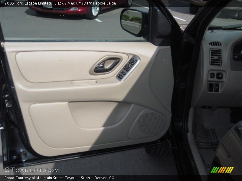 Black / Medium/Dark Pebble Beige 2005 Ford Escape Limited