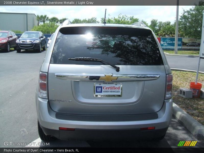 Silverstone Metallic / Light Gray 2008 Chevrolet Equinox LT