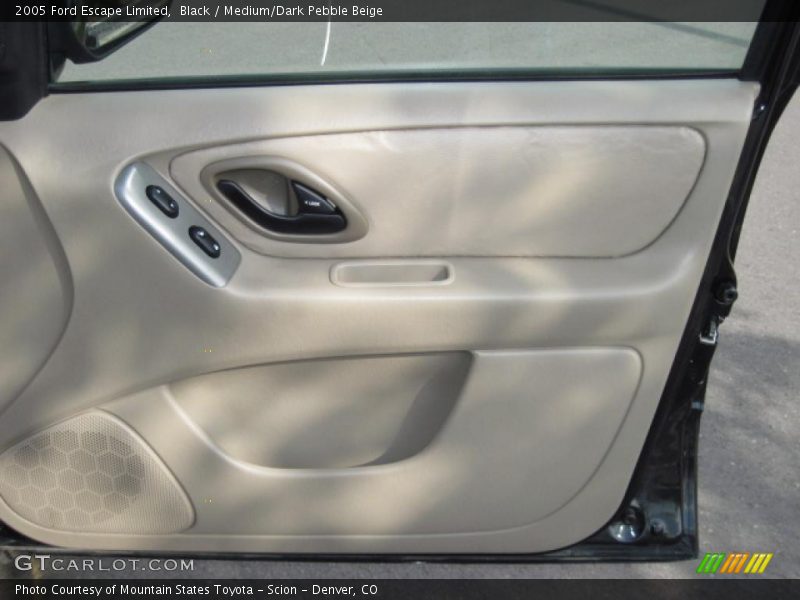 Black / Medium/Dark Pebble Beige 2005 Ford Escape Limited